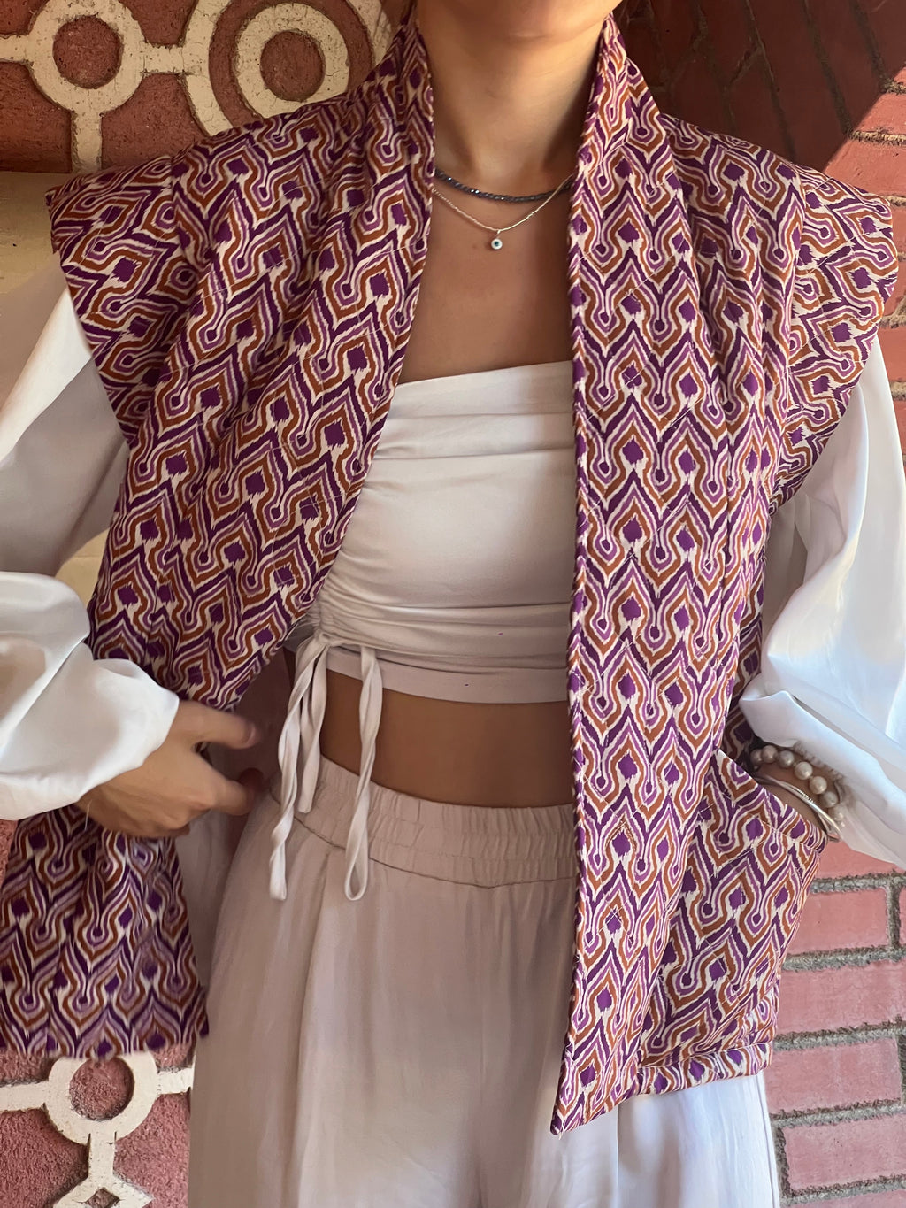 Veste sans manches matelassée ANA Modine Studio