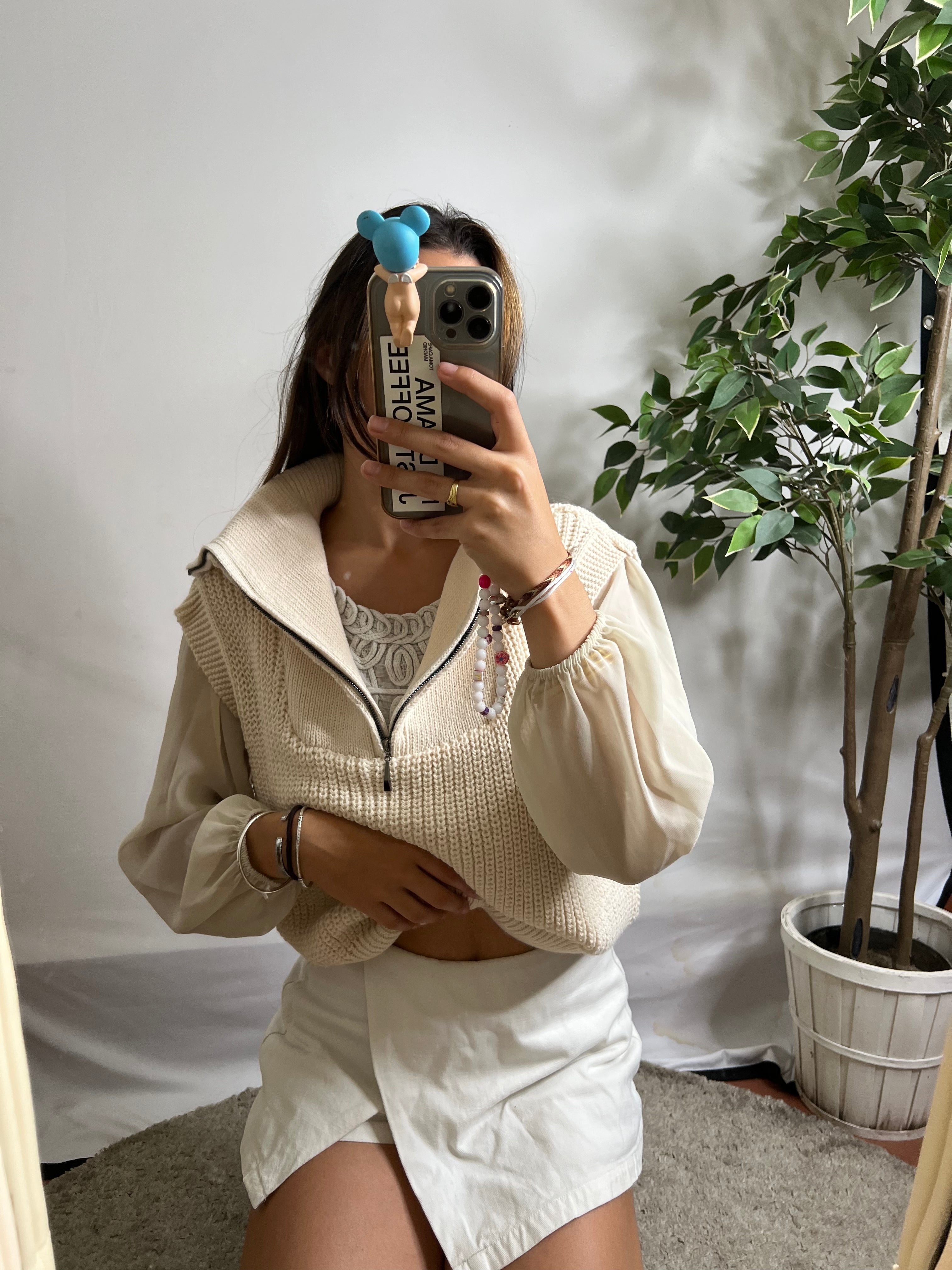 Pull sans manches à zip Modine Studio