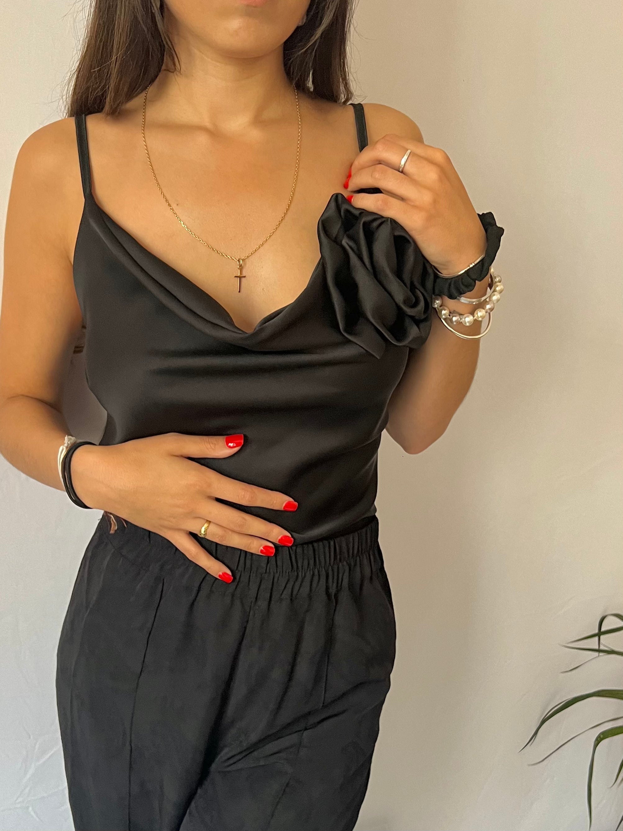 Top RICHIE noir - Modine Studio