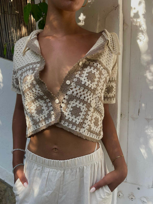 Top crochet SIENNA