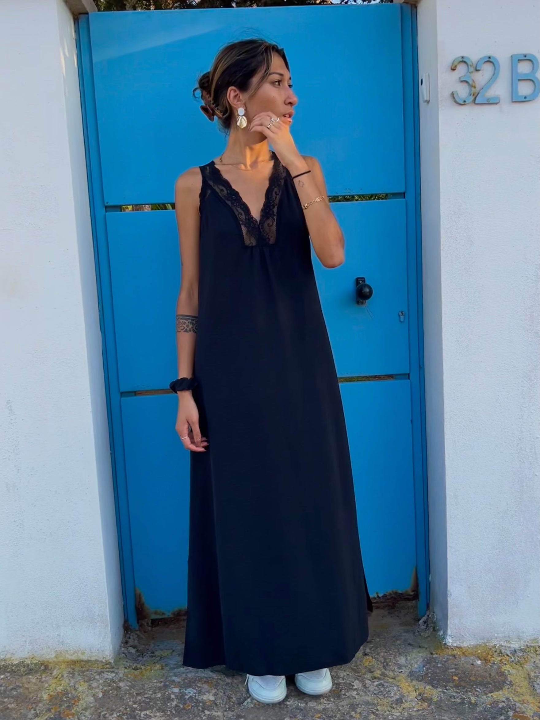 Robe SOPHIA noire - Modine Studio