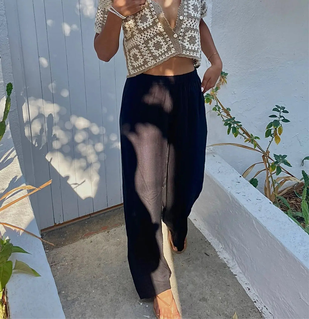 Pantalon fluide Noir - Modine Studio