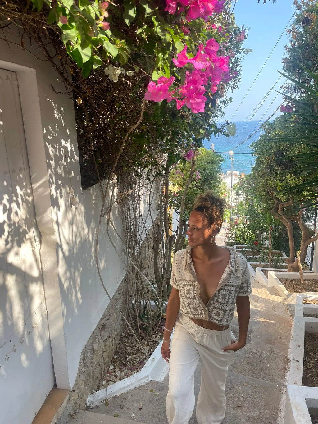 Pantalon fluide beige - Modine Studio